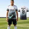 Real Madrid No 9 Dragon Pattern Football Jersey With Polyester Fabric For Soccer Fans