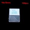 100Pcs Glass Microscope Slides Coverslips Glass Cover Slips  for Biological Specimen Preparation