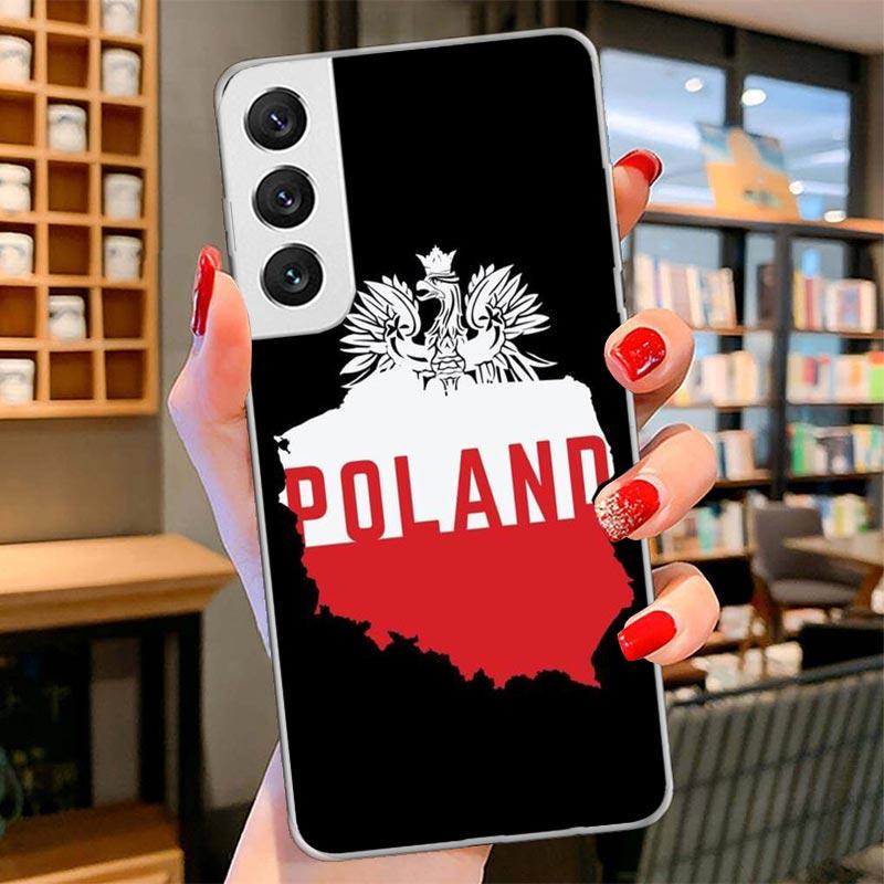 Poland Flag Cover Phone Case For Samsung Galaxy S26 S25 Edge S24 Ultra S23 S22 Plus S21 S20 FE Soft Fundas Shell Galaxy S25 S24