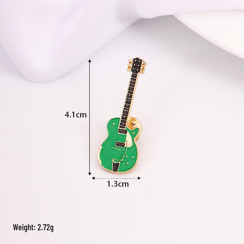 Avrupa ve Amerikan Tarzı Gitar Broşu: Bel Sıkılaştıran Alaşım Müzik Rozeti Takı
