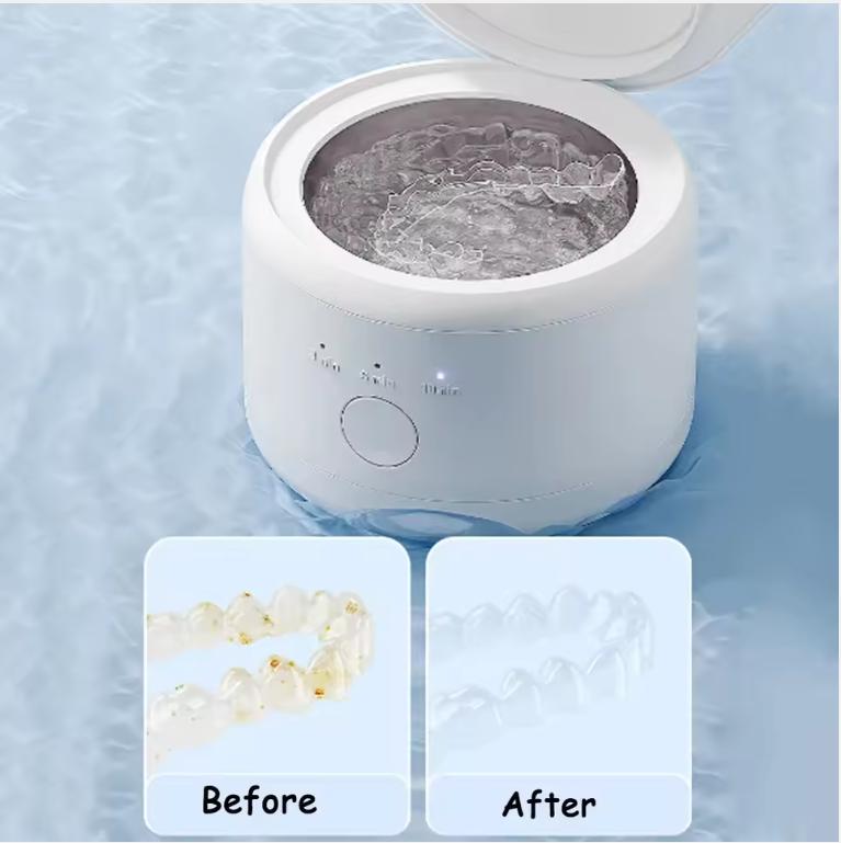 Xiaomi Elektrische Zahnspangenbox Reinigungsbox Multifunktionale Unsichtbare Retainer Prothesenreinigungsmaschine Schmuck Kieferorthopädischer Reiniger