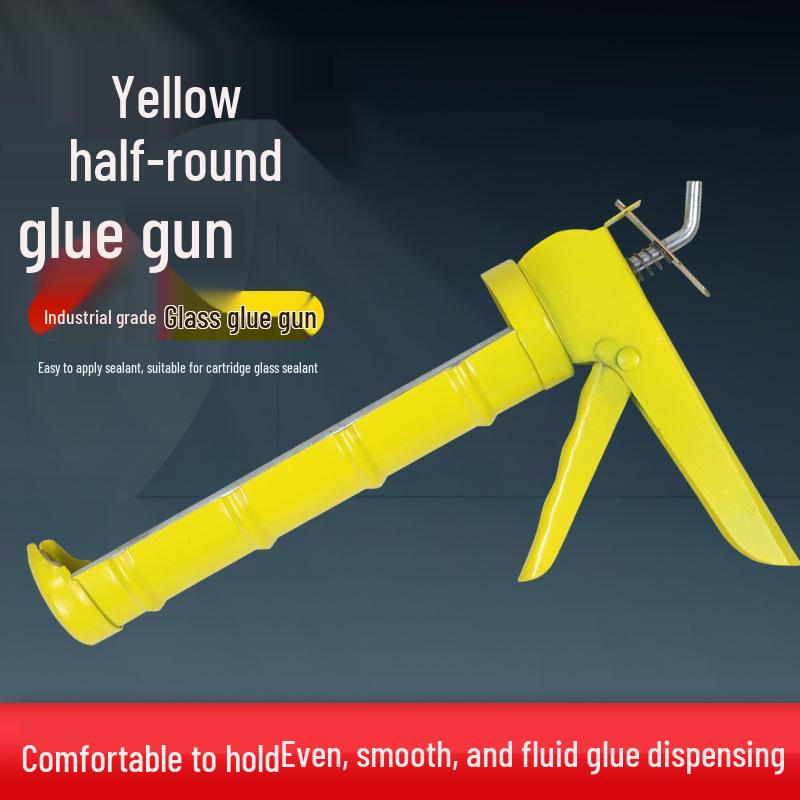 Semi-Circular Labor-Saving Silicone Caulking Gun