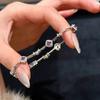 Inspiration Design Purple Zircon Inlay Diamond Bracelet Fashion Classic Exquisite Bracelets Stacking Style Banquet