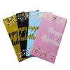 Happy Birthday Disposable Tablecloth Dot Star Printed Rectangle Desk Cloth Wipe Table Cover for Birthday Party Baby Shower Decor
