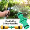 Garden Hose Connector Double Plug Pipe Connectors Extender Tap Quick Joint for Irrigation Watering Car Washing Pipe Fitting