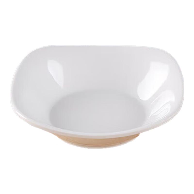 Huikok White Melamine 5-inch Square Dipping Dish - 2 Pack
