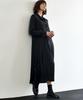 Mite Hood Pleats Dress_Bk