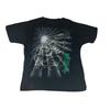 Vintage Y2k Black Unisexs Size Xl Tshirt Dragon Skulls Grunge Graphic Print Fuc