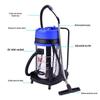 Naitong Large Commercial Industrial Wet/Dry Vacuum Cleaner 4200W 80L