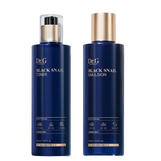 

a0225 Dr.G Black Snail Toner & Emulsion Special Gift Set (Toner 150 mL + Emulsion 150 mL) Special Gift Set