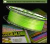 Yudeli PE Long Cast 150m X8 Fishing Line - Flashy Green, Wear-Resistant, Precision Woven Silk Replacement