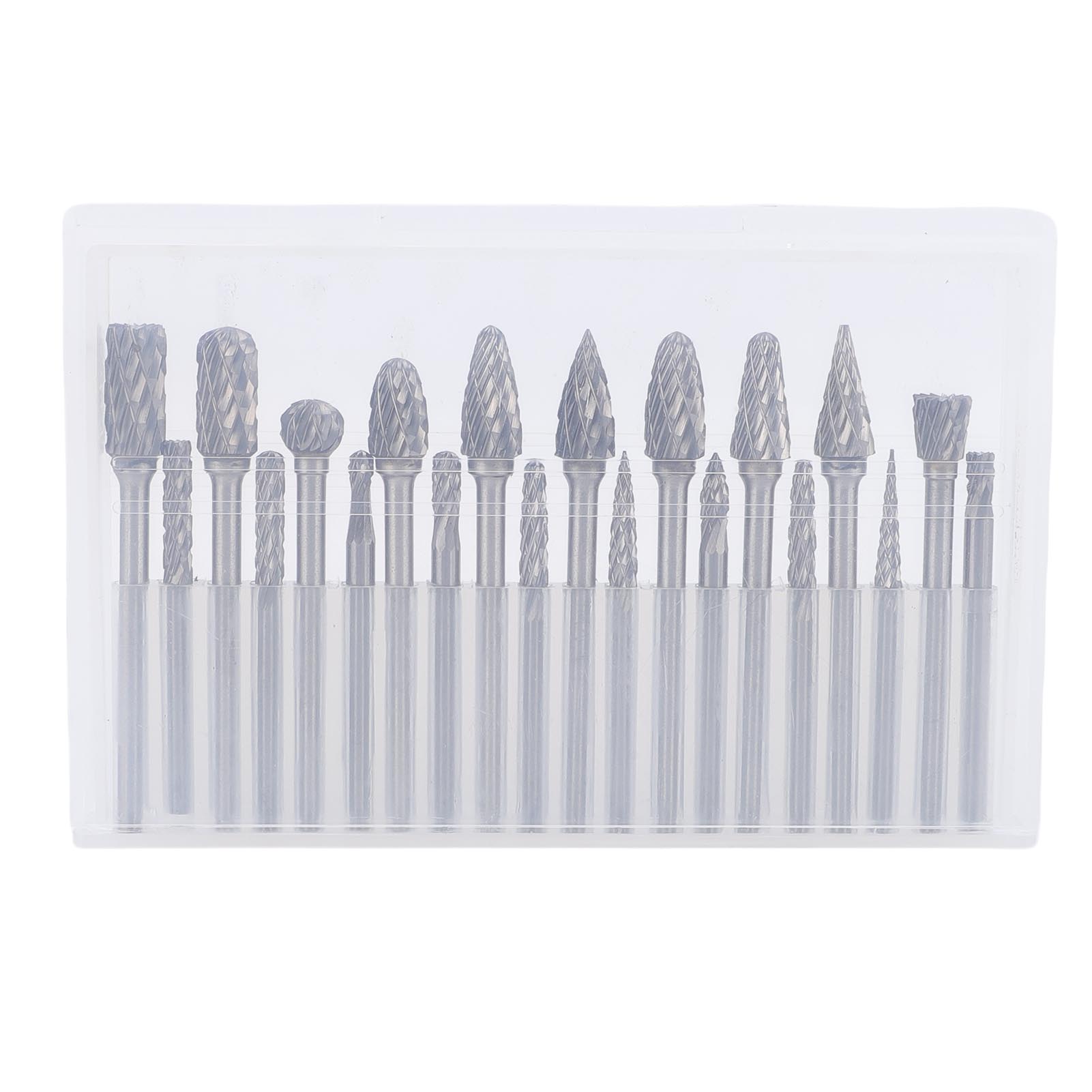 

Tungsten Carbide Burr Set Efficient Metal Grinding 1Celsius8 Inch Shank File Set for Various Tasks
