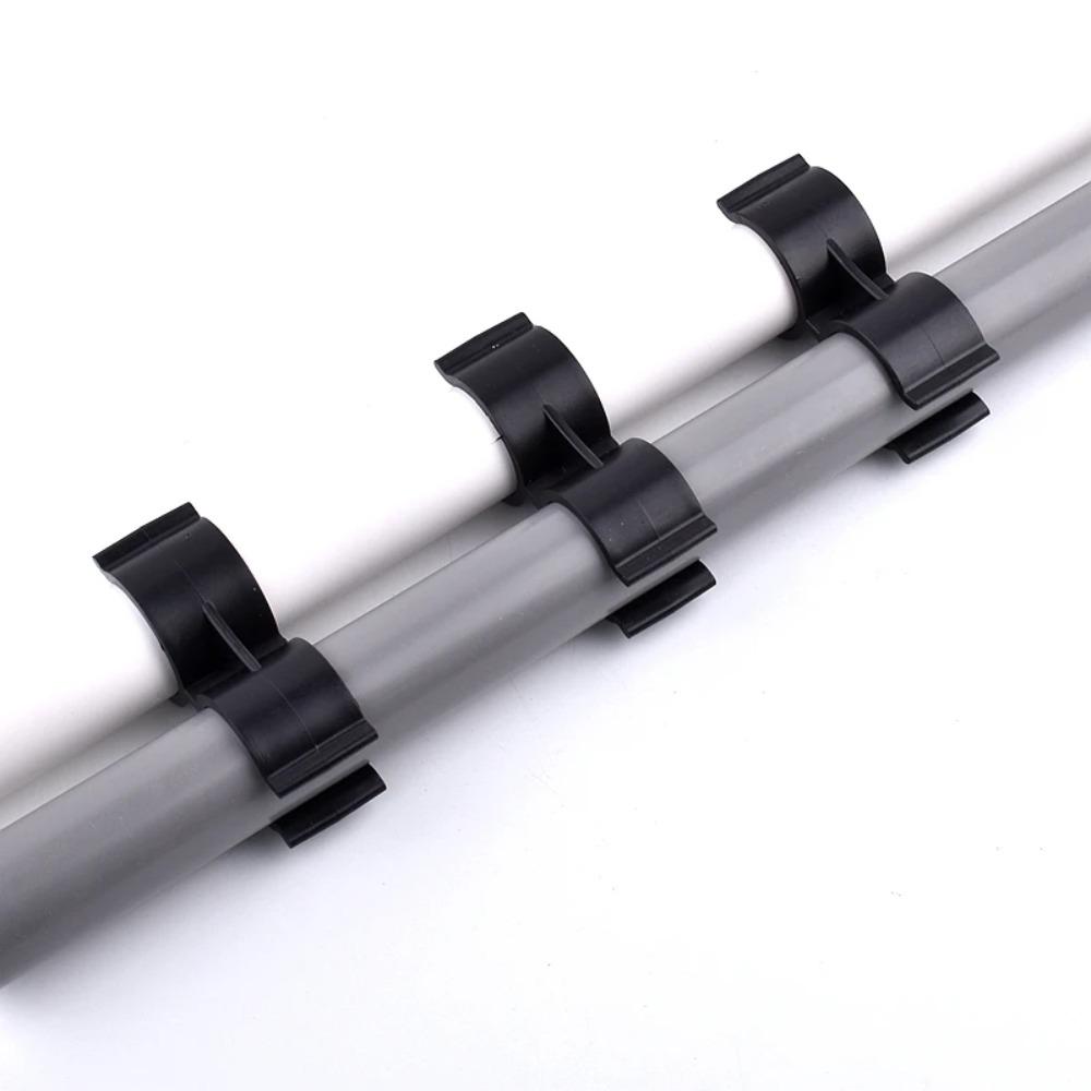 6pcs Double U Type Pipe Clamp 20/25mm Water Pipe Support New PVC Pipe Clamp