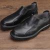 Slip-on Men's Leather Loafers Shoes Office Summer Sale Size 45 Adults 2024 Male Casual Shoe Legitimate Common Designer