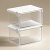 Transparent Pull-Out Storage Drawer Wall-Mounted Under The Mirror Cabinet Drawer Style Storage Box No-Punching Installation