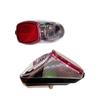 Plastic Solar Energy Bicycle Taillight 82*42mm Night Cycling Cycling Rear Light