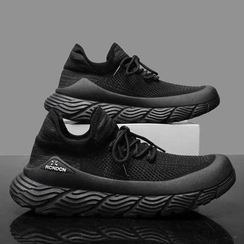 Breathable Mesh Men Shoes Fashion Platform Sneakers Male Thick Sole Casual Walking Shoes Outdoor Sports Running Sneaker 2024 New