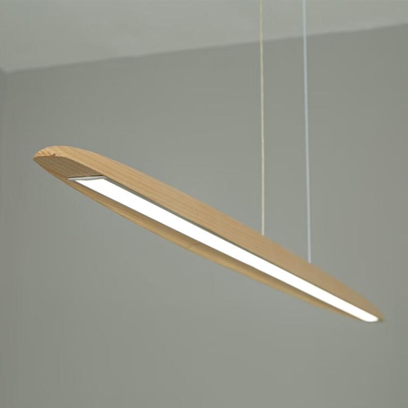 Pailide Modern Wood Strip Pendant Light