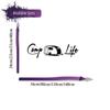 Large Camp Life Camper Rv Truck Car Sticker Decal Motorhome Caravan Van Travel Adventure Auto Vinyl