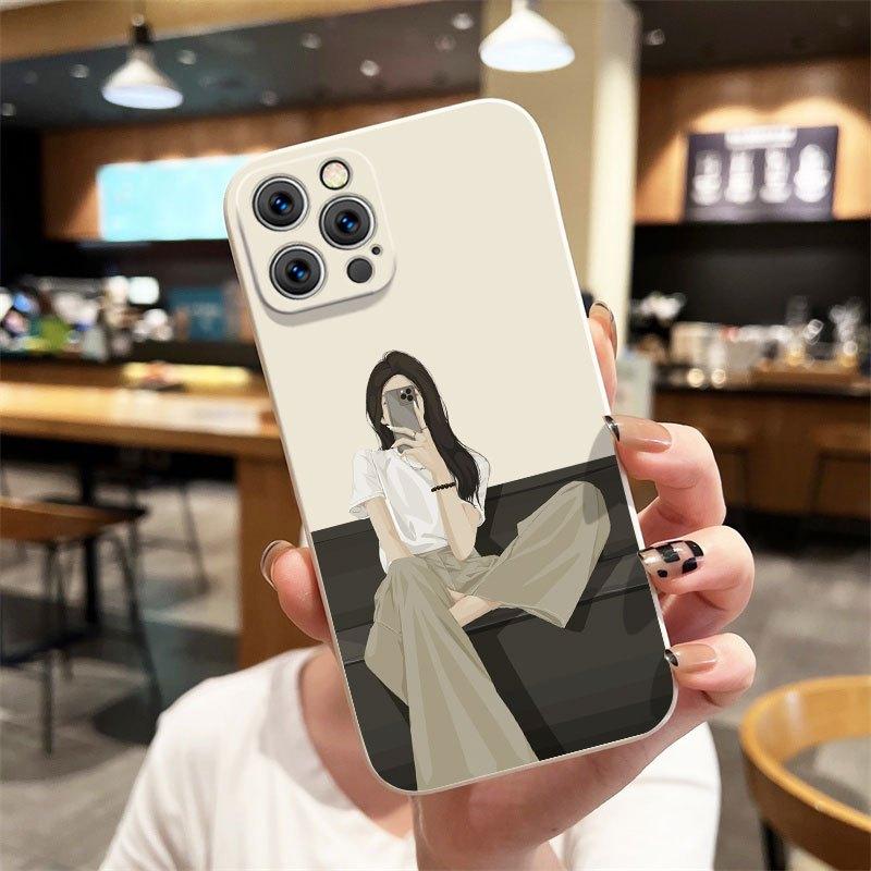 Couple photo design suitable Phone Case For iPhone 17 Pro Max 16E 15 Pro 14 13 12 11 Mini AIR XS XR XS 8Plus anti drop and shoc