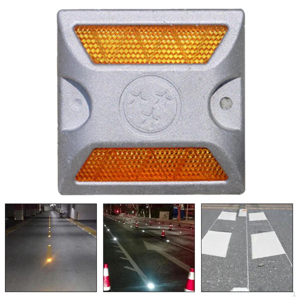 Driveway Marker Pavement Stable Bright Color Sidewalks Freeways Portable High-reflectivity