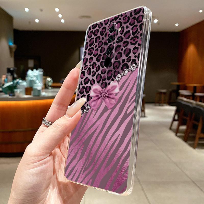 Custodia Per Xiaomi Redmi Note 8 Pro Note8 Capa Fiore Farfalla Protettiva Sottile Custodie Trasparente Morbido Silicone TPU Copri Telefono