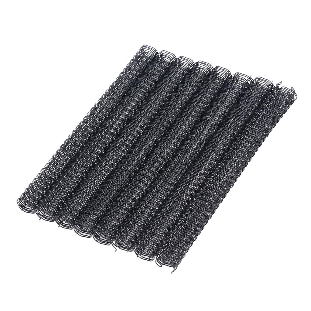 100PCS Double   Wire Binding Spines 9Celsius16 Inch 34   3:1 Pitch 120 Sheet Capacity   Spiral Binding Coil for Student Coworker
