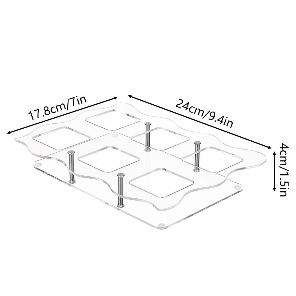 Acrylic Cupcake Stand Clear Dessert Serving Trays Acrylic Dessert Stands For Table Party Birthday Baby Shower Bedroom Perfumes