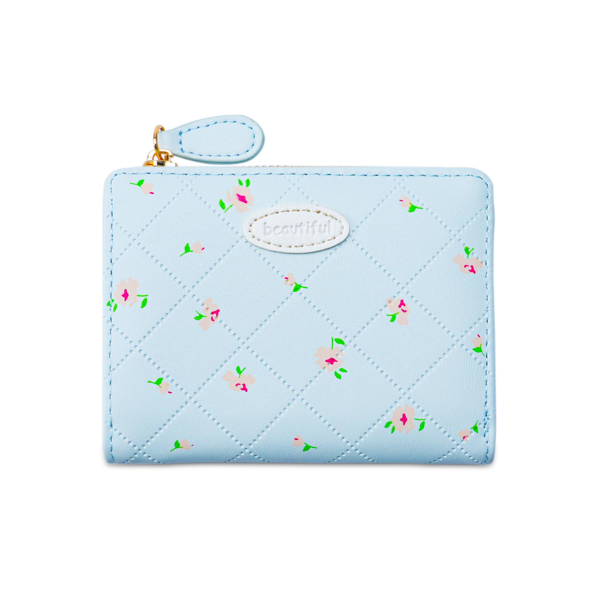 

Spring Flower! Light Color High Texture Girls Wallet School Season Versatile Change Purse