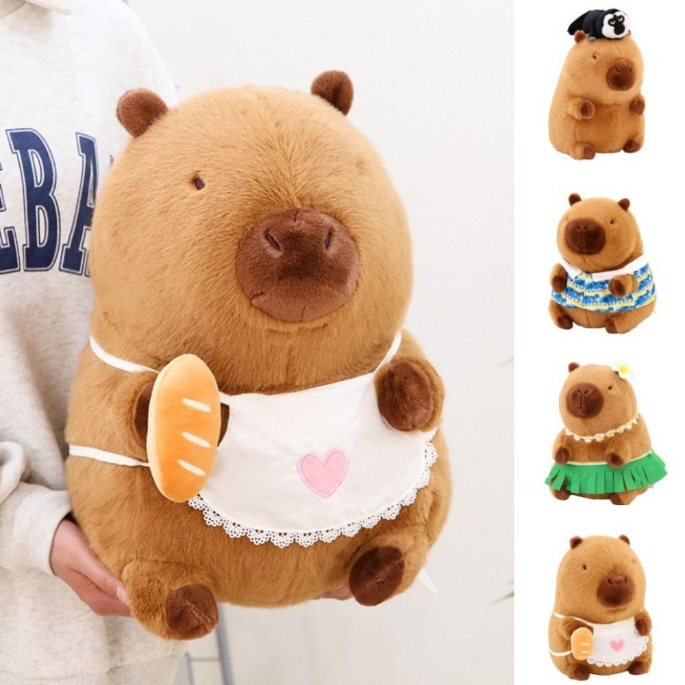 

Пляжная одежда Капибара Аниме Пушистая игрушка Летний стиль Капибара Плюшевая кукла Рождество