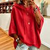 Women Solid Drawstring Hoodie, All-match Sports Pullover Top for Autumn Winter