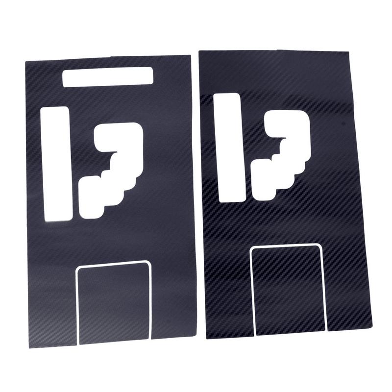 LHD Car Interior Gear Panel Window Control Switch Sticker Kit Fit for Lexus IS250 300 350 2006-2012 3D Black Carbon Fiber Style