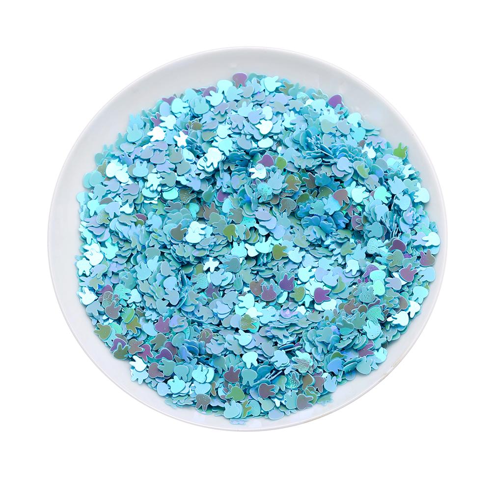 10g Butterfly Sequins Laser Glitter Sequin Epoxy Resin Paillettes Rabbit Heart Sequin for DIY Epoxy Resin Crafts Nail Art Decor