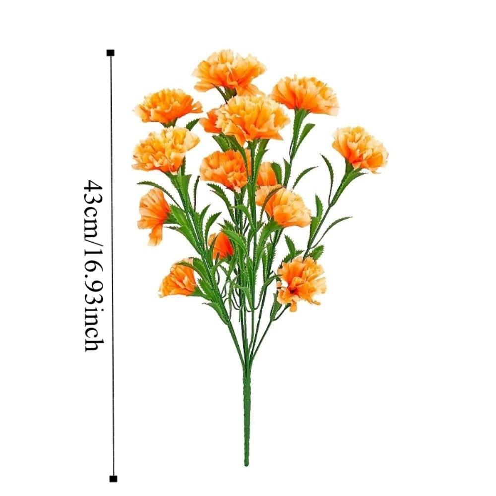 14-flower Artificial Carnation Bouquet DIY Home Wedding Photography Decoration  Home Decor