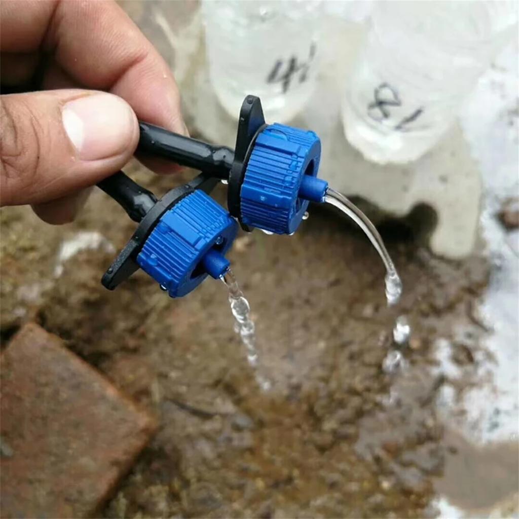 4L 8L Steady Flow Drippers 4/7mm Interface Pressure Control Emitters for Garden Agriculture Greenhouse Drip-irrigation 10/100Pcs