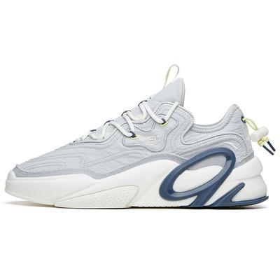AT91 Men Retro Trendy Casual Dad Shoes Light Gray Off White Blue 112218072-6