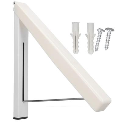 Wall Mounted Drying Rack Multifunctional Folding Retractable Clothes Hanger for Home