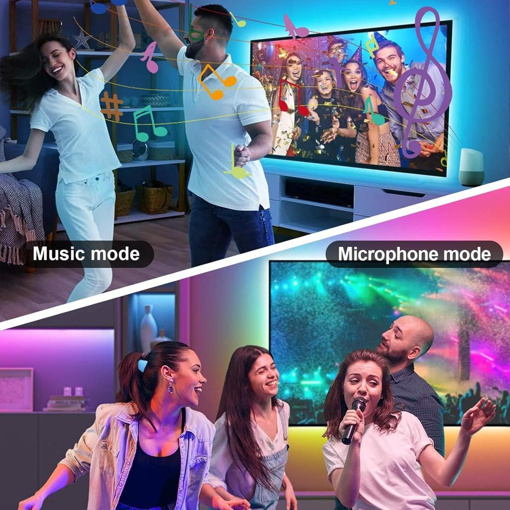 5M USB RGB LED Streifen Licht 5V SMD 2835 Smart APP Steuerung Bluetooth Flexible Band LED Band für Computer TV Hintergrundbeleuchtung