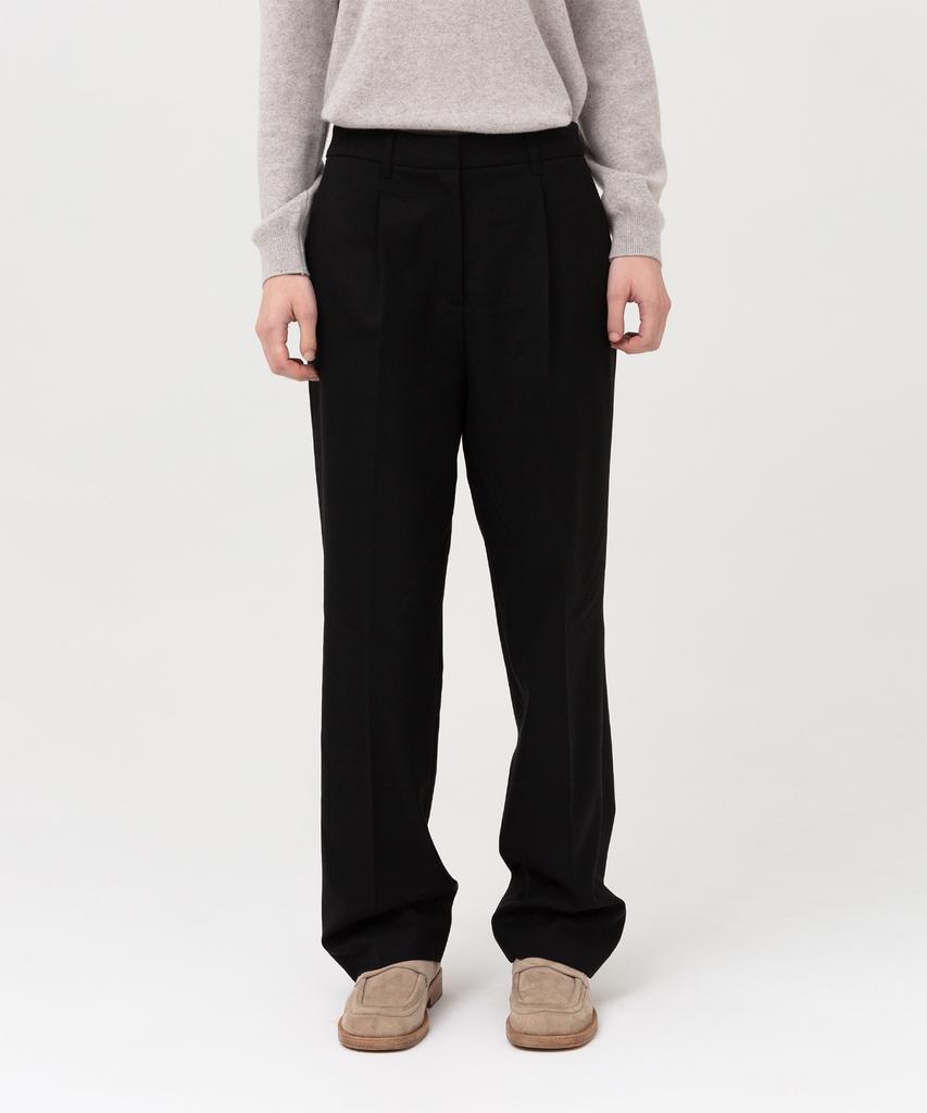 Beulaunyadeu W One-Pleat Pants, Black