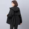 Plus Size Women's Korean Style Parka: 2024 Winter Fleece-Lined, Loose, Slimming Cotton Coat for Moms