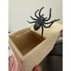 Halloween Decorations Prank Wooden Scare Box Trick Spider Funny Crafts Scare Box Wooden Hidden Box Home Fun Game Trick Friend