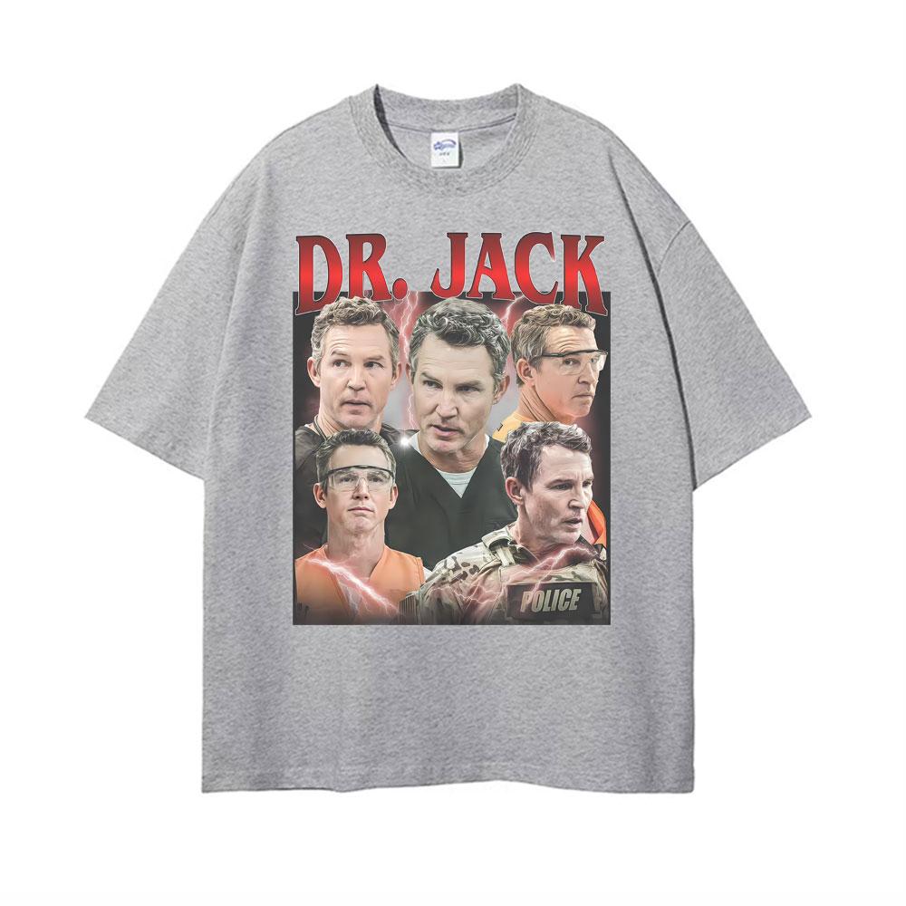 Limited Dr Jack Abbot Retro Movie HN7 Graphic T Shirts Unisex Women Fashion Casual Tee Shirt High Quality ONeck Tshirt Streetwear