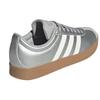 Adidas VL Court Base Fashion Comfortable Durable Low-Top Skate Shoes Women Sneakers Silver Gray White JQ3048