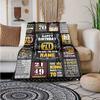 Happy 70Th Birthday Customize Your Name Blanket Warm Comfortable And Soft Blankets Are Suitable For Home Lunch Break Blanket Office Sofa Sofa Gift To