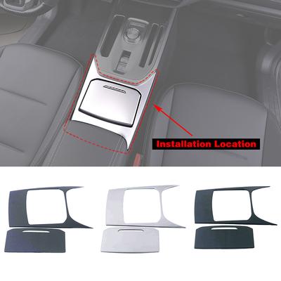 Interior Accessory For Haval Jolion 2024 2024 Car Center Control Storage Box Organizer Panel Cover Trim Stainless Steel Sticker
