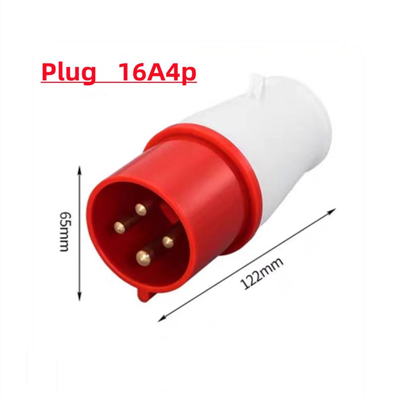 Industrial Plug and Socket 5pin 3core 3P/4P/5P Electrical Connector 16A 32A IP44 Wall Mounted Socket 220V 380V 415V MALE FEMALE