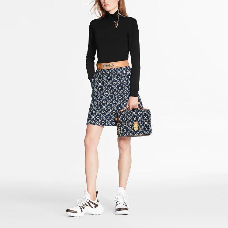 Louis Vuitton Casual Short Skirts Women's Blue 1A8MI7