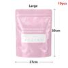 10 Pcs Aluminum Foil Storage Bags Freezer Sealed Organizers Food Packaging Reusable Pantry Odor-Proof Bag Kitchen Essential