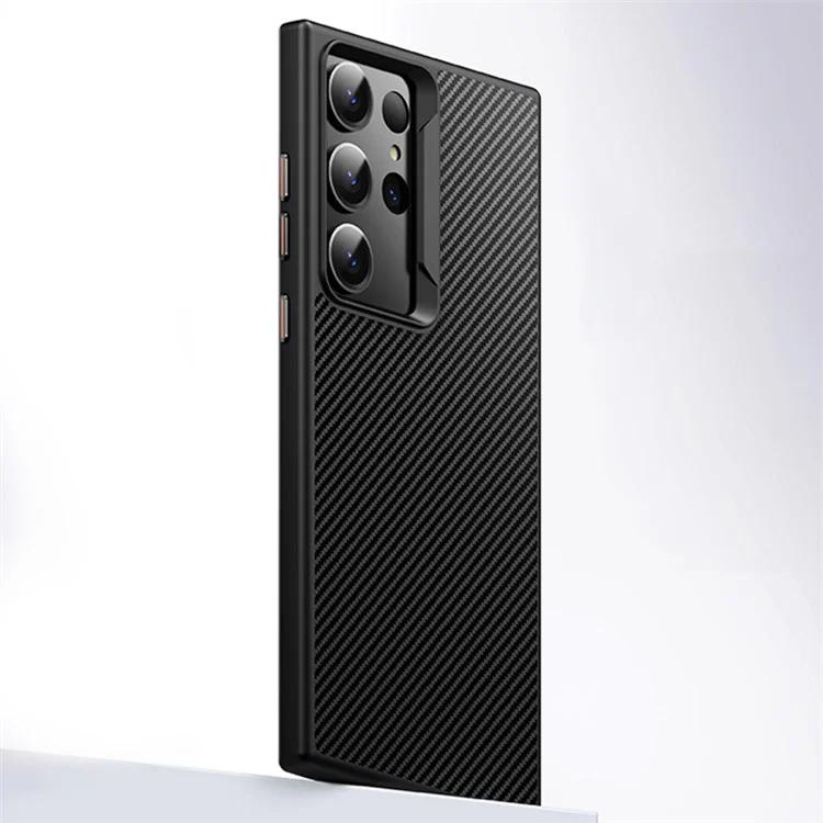 

Для Samsung Galaxy S23 Ультра Магнитный Чехол Текстура Карбонового Волокна Чехол Для Телефона