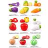 Simulation Foods Set Fruit Vegetable Kids Kitchen Pretend Play Toys For Children Cutting Cooking Food Game Girls Boys Gift